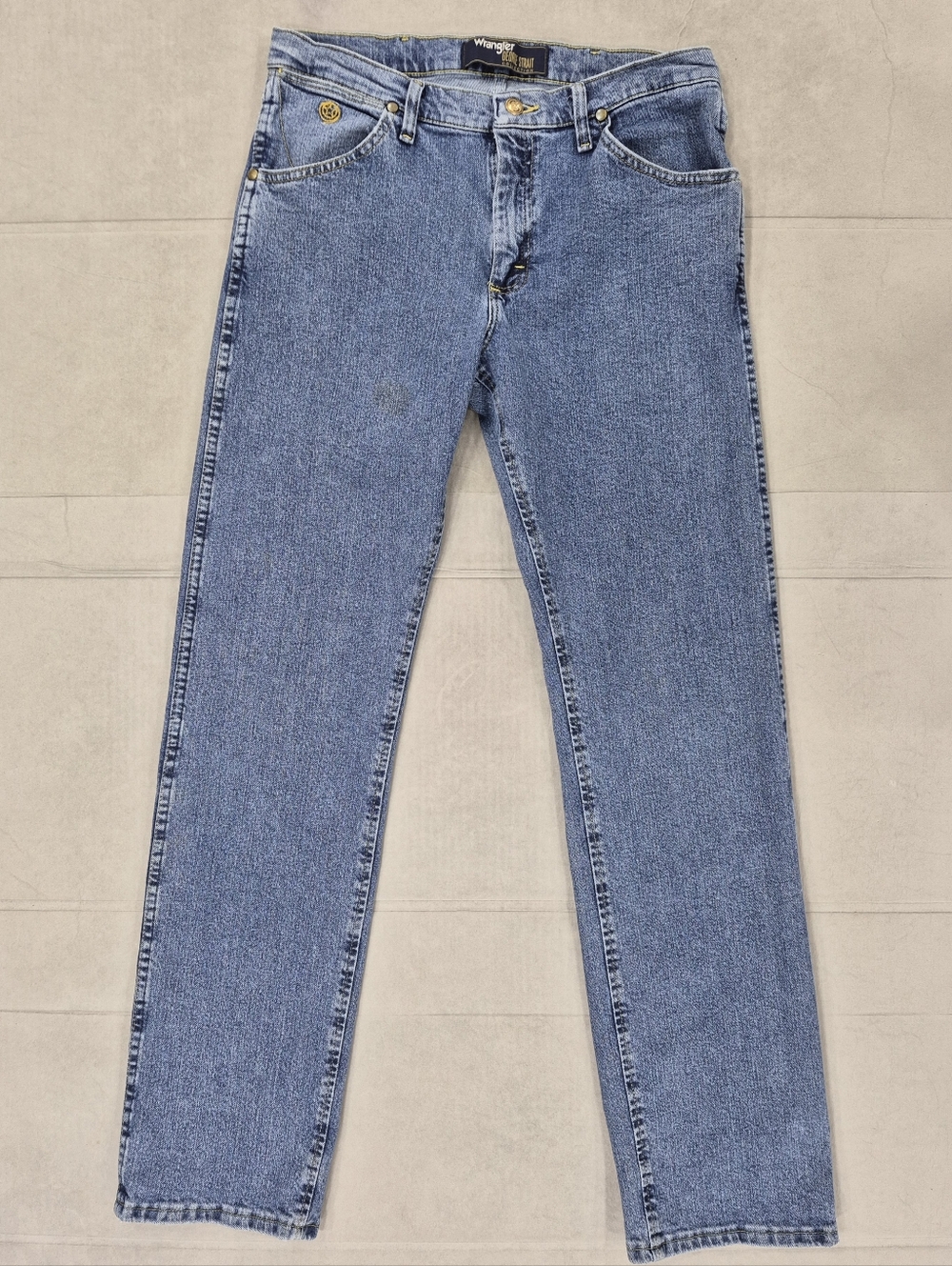 Wrangler George Strait Collection jeans men's 31x34 straight leg stretch FLAW